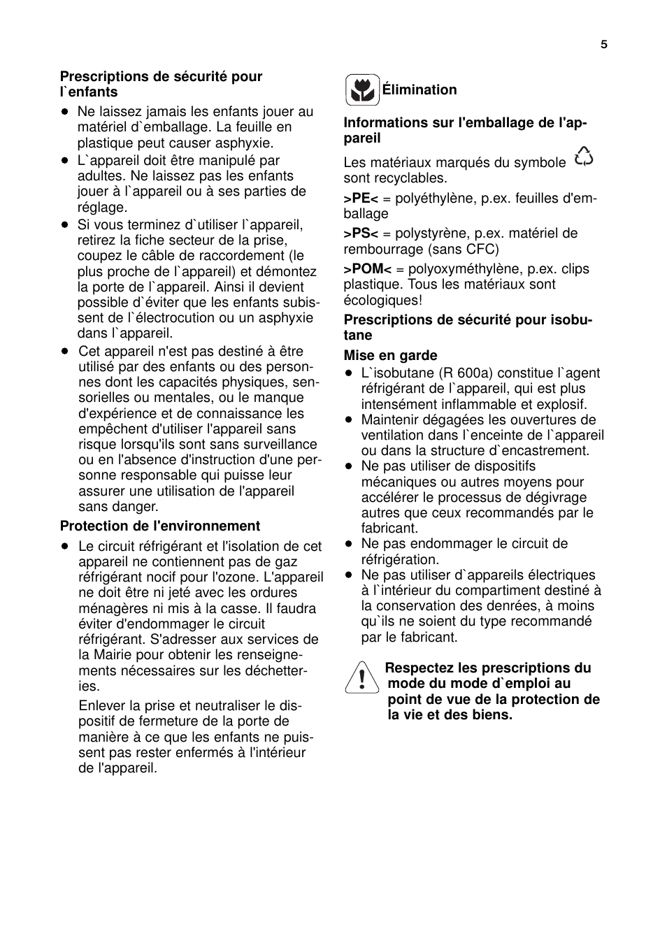 DE DIETRICH DRH914JE User Manual | Page 5 / 72