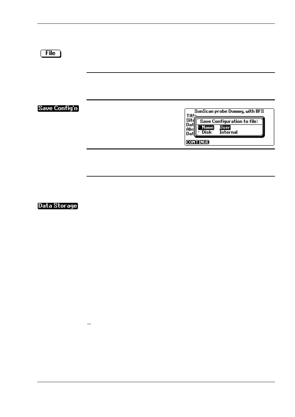 File saving, Hot keys | Delta Electronics SS1-UM-1.05 User Manual | Page 19 / 86