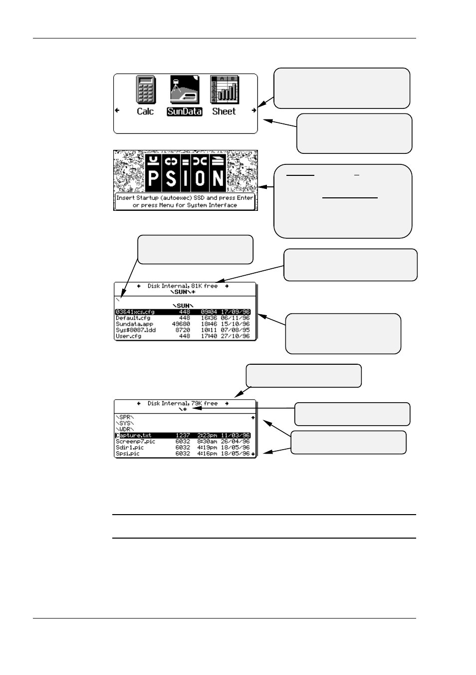 Psion subdirectory usage in file select dialogs | Delta Electronics SS1-UM-1.05 User Manual | Page 34 / 86