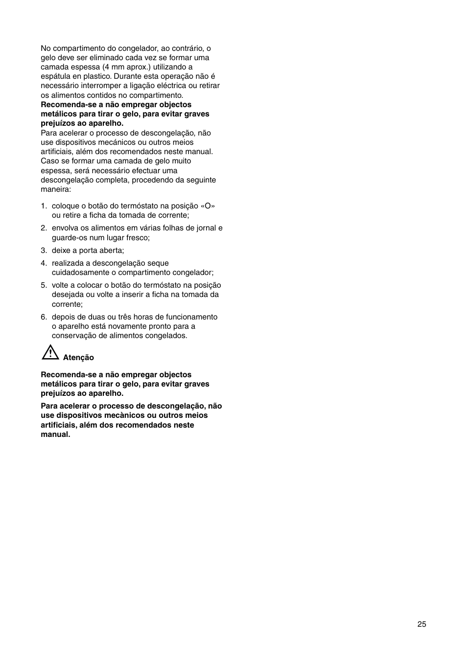 DE DIETRICH DRS330JE1 User Manual | Page 25 / 48