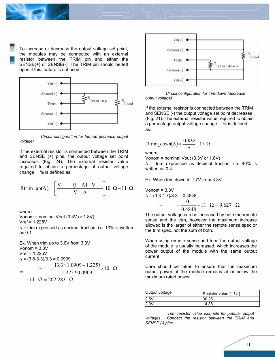 Features descriptions (con.) | Delta Electronics Q48SR User Manual | Page 10 / 14