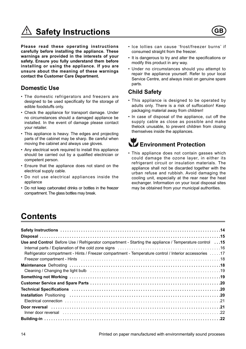 DE DIETRICH DRS514JE1 User Manual | Page 2 / 14