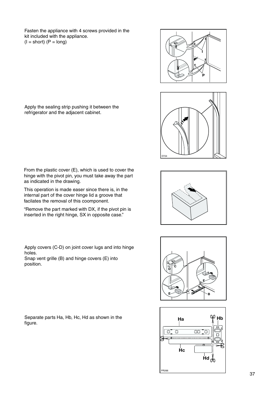 DE DIETRICH DRS635JE User Manual | Page 37 / 52