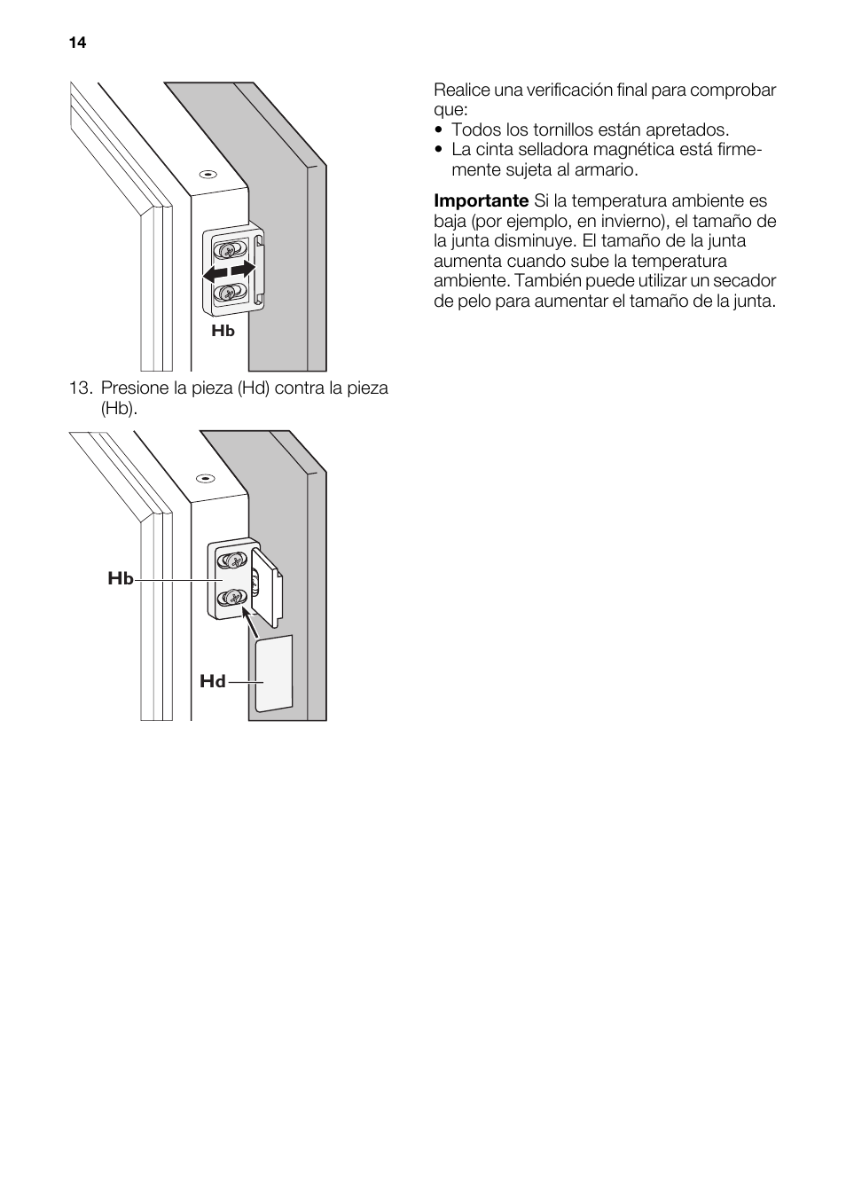 DE DIETRICH DRS917JE User Manual | Page 14 / 60