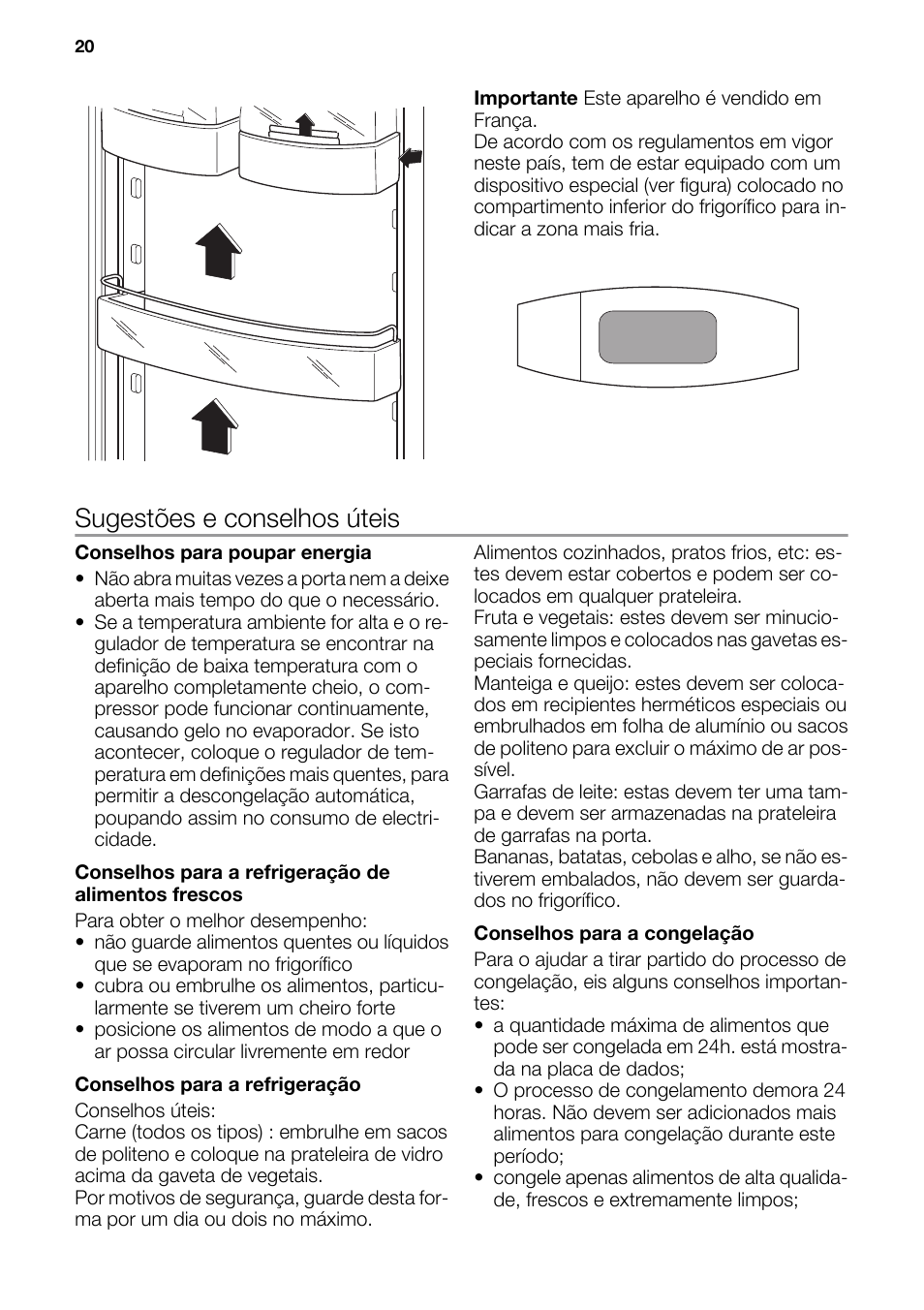 Sugestões e conselhos úteis | DE DIETRICH DRS917JE User Manual | Page 20 / 60