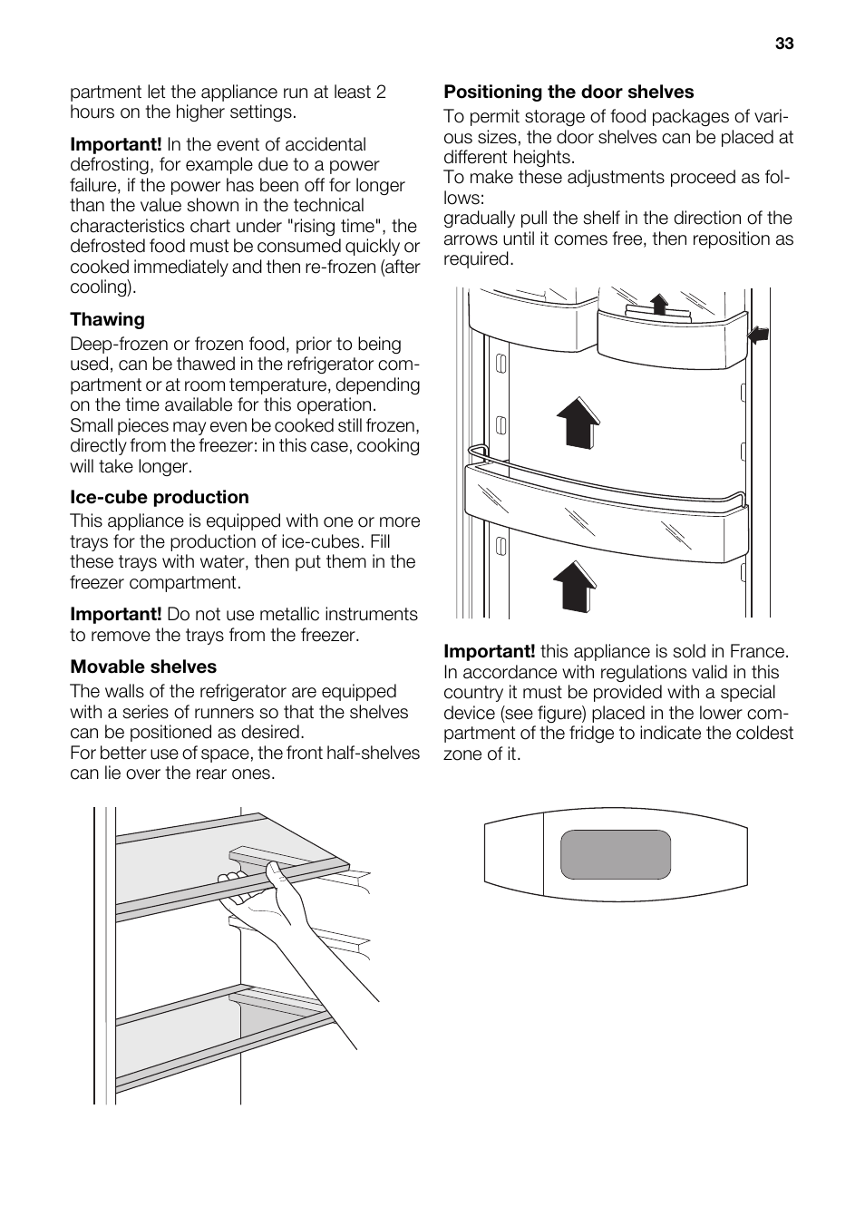 DE DIETRICH DRS917JE User Manual | Page 33 / 60