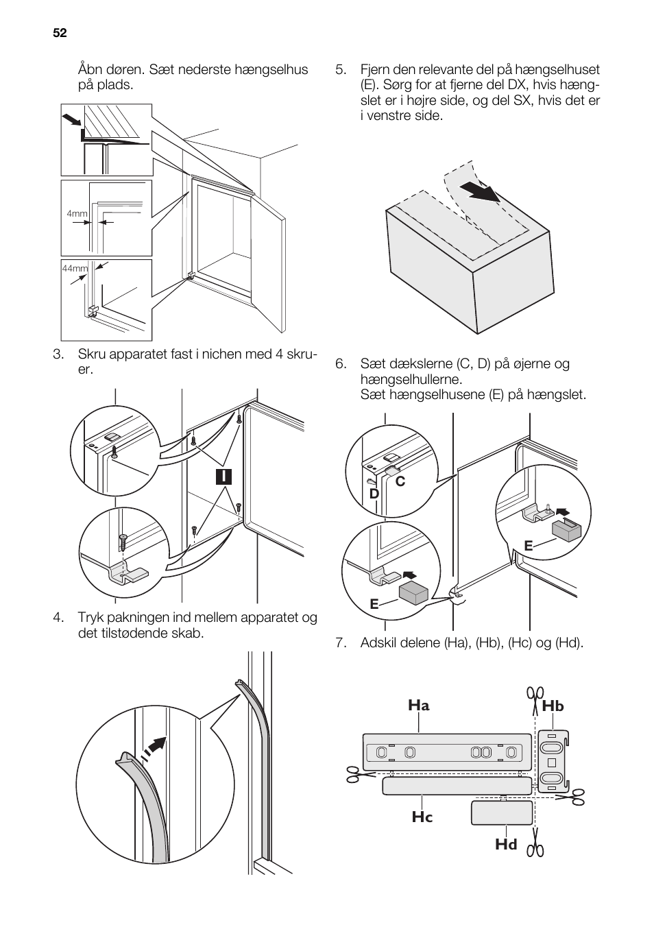 DE DIETRICH DRS917JE User Manual | Page 52 / 60