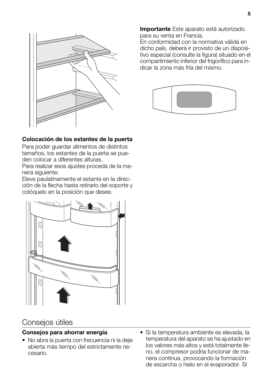 Consejos útiles | DE DIETRICH DRS918JE User Manual | Page 5 / 52