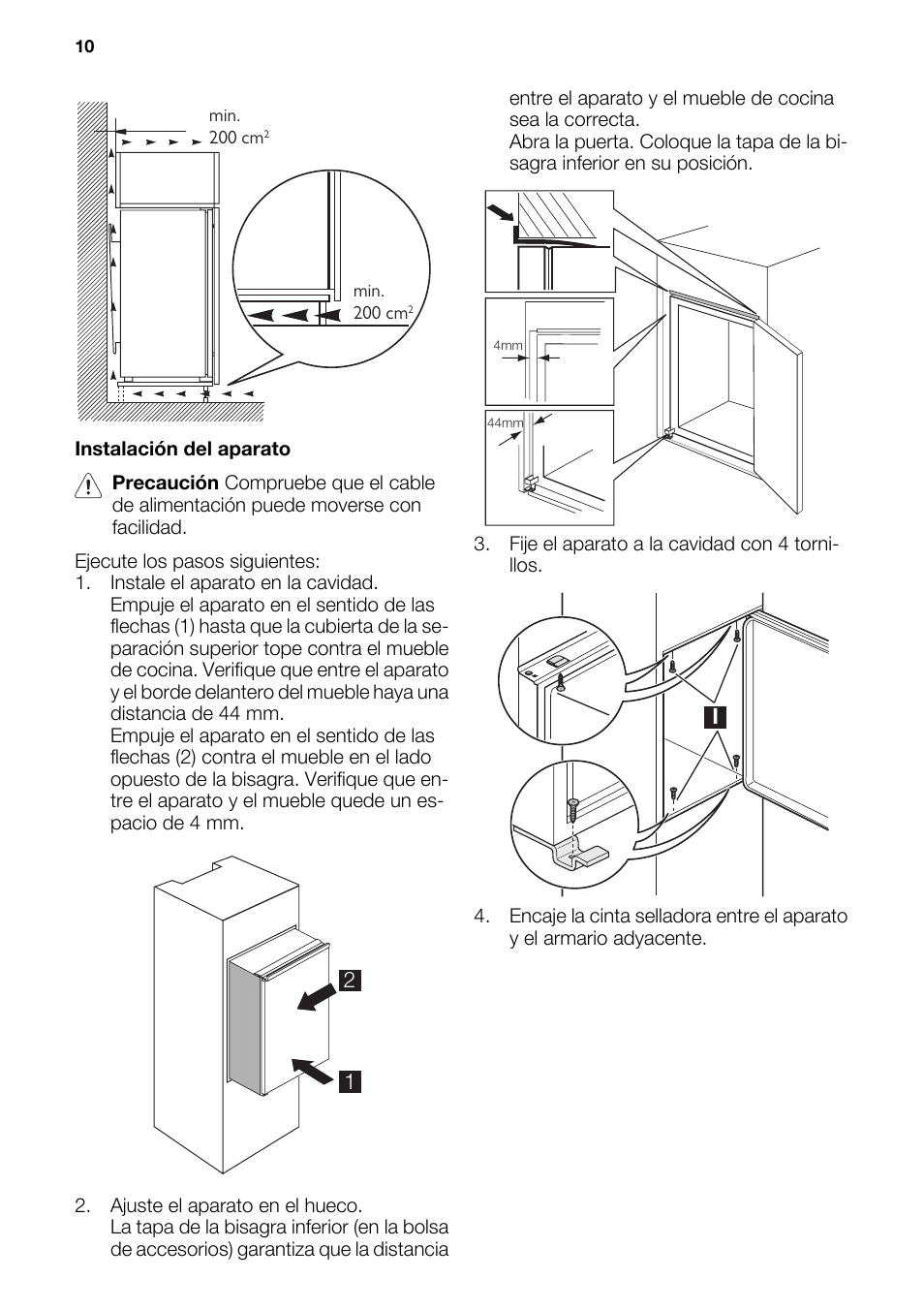 DE DIETRICH DRS918JE User Manual | Page 10 / 52