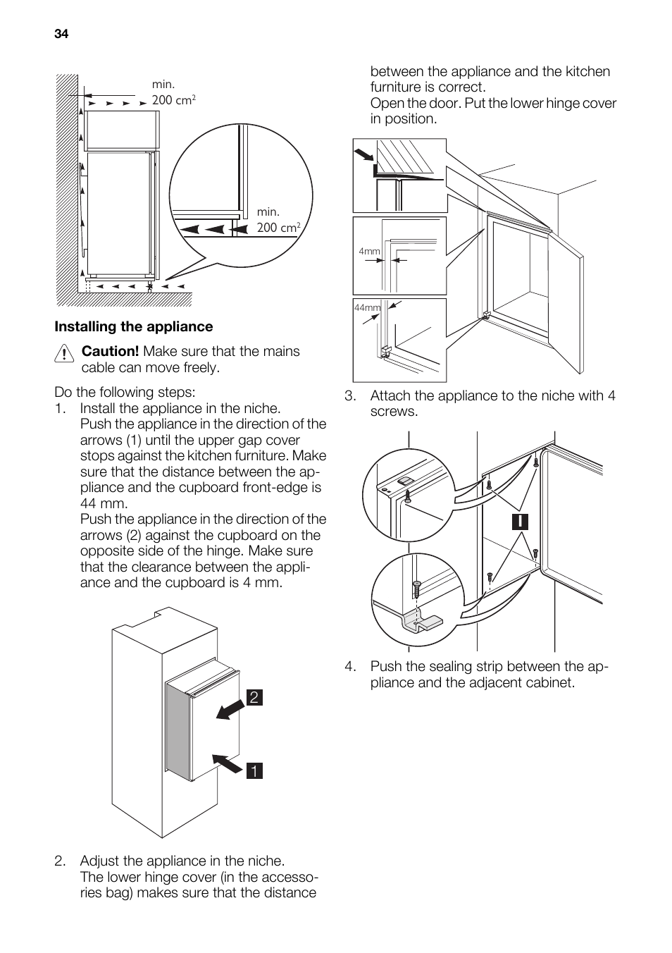 DE DIETRICH DRS918JE User Manual | Page 34 / 52