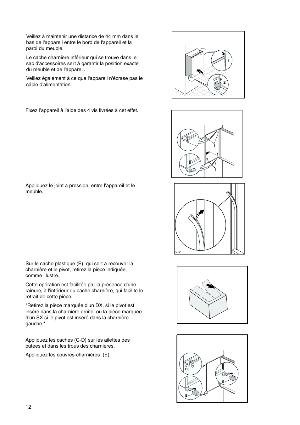 DE DIETRICH DRS920JE User Manual | Page 12 / 52