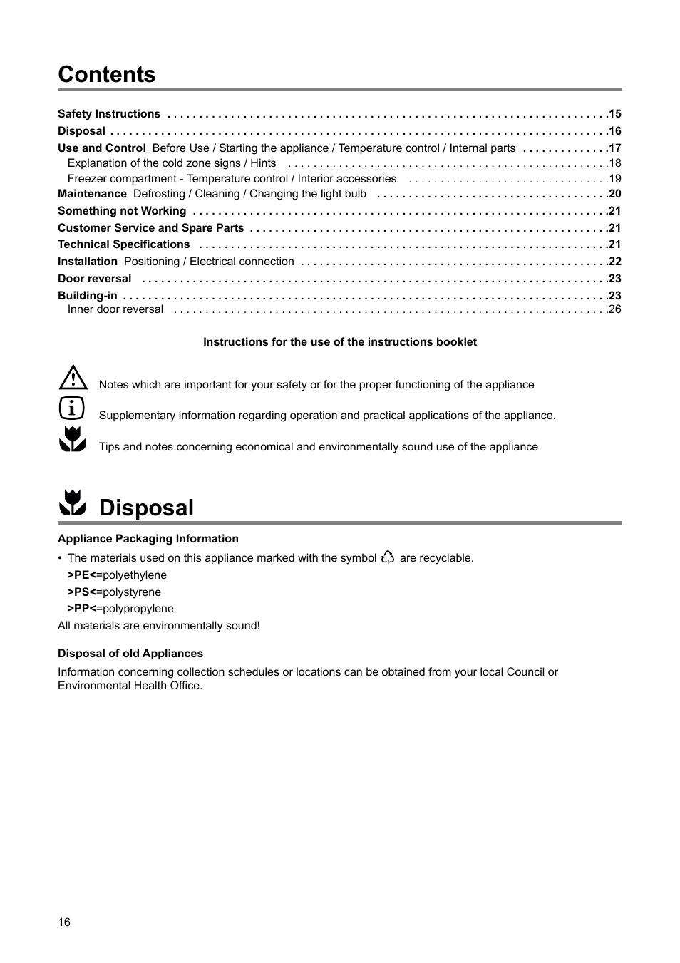 DE DIETRICH DRS920JE User Manual | Page 16 / 52