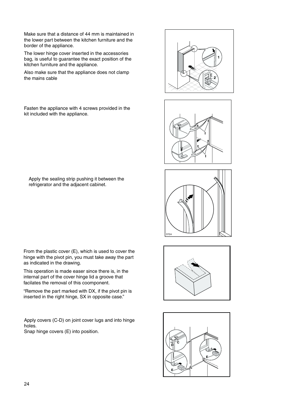DE DIETRICH DRS920JE User Manual | Page 24 / 52