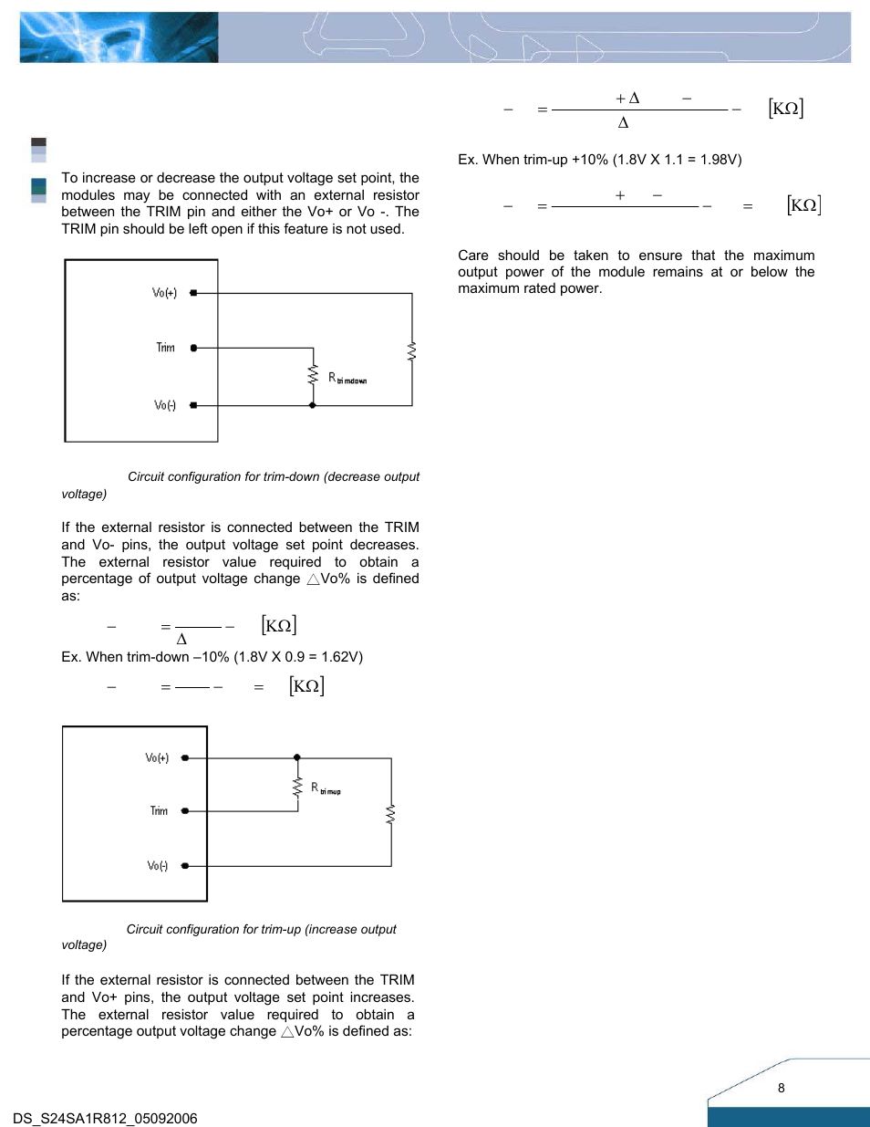 Delta Electronics S24SA User Manual | Page 8 / 13