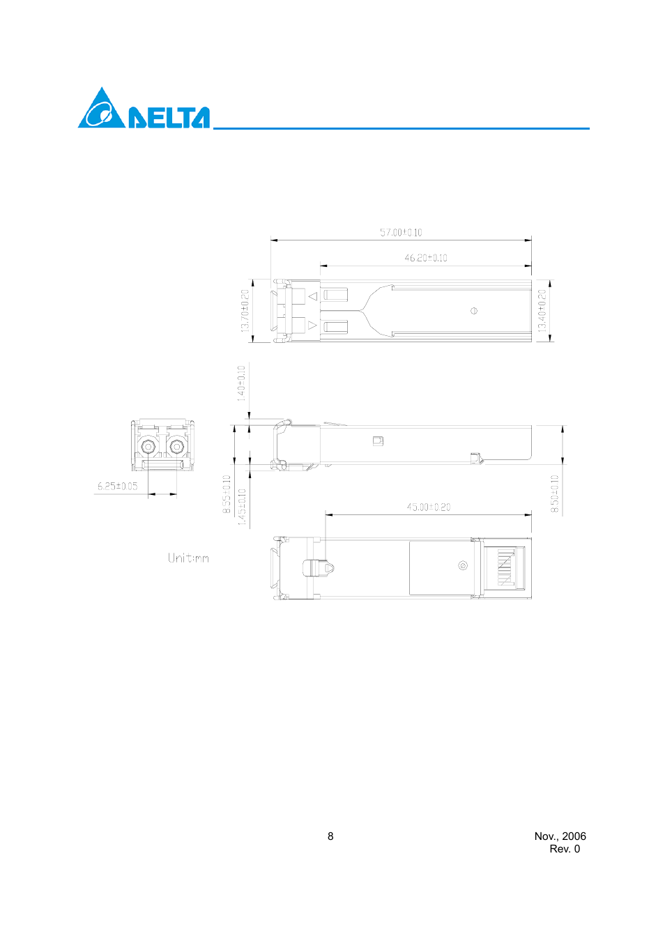 Delta Electronics LCP-1250A4FSR User Manual | Page 8 / 13