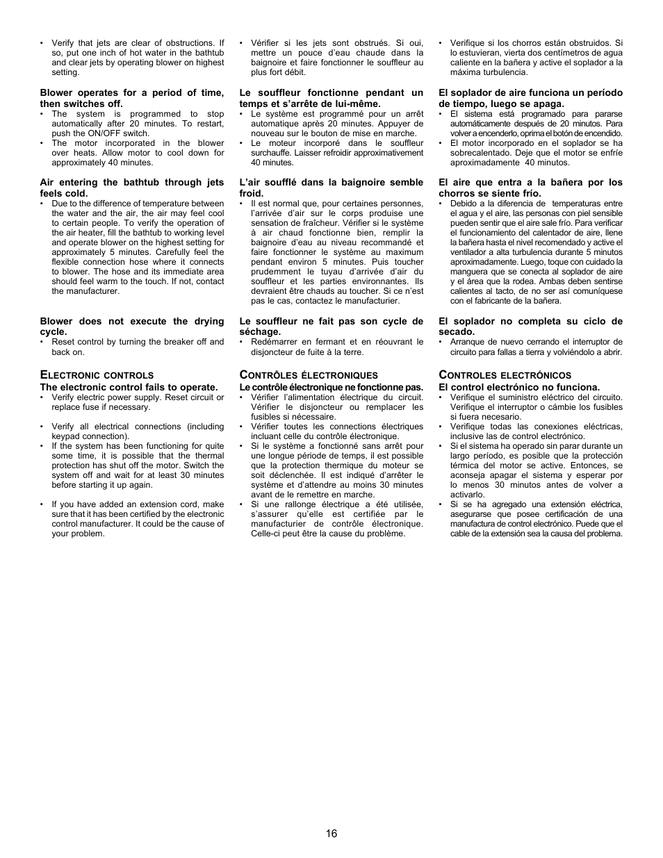 MAAX AGORA User Manual | Page 16 / 20