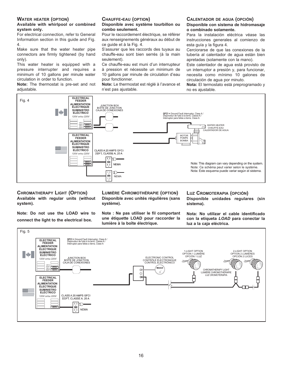 MAAX AIGO 7236 User Manual | Page 16 / 28