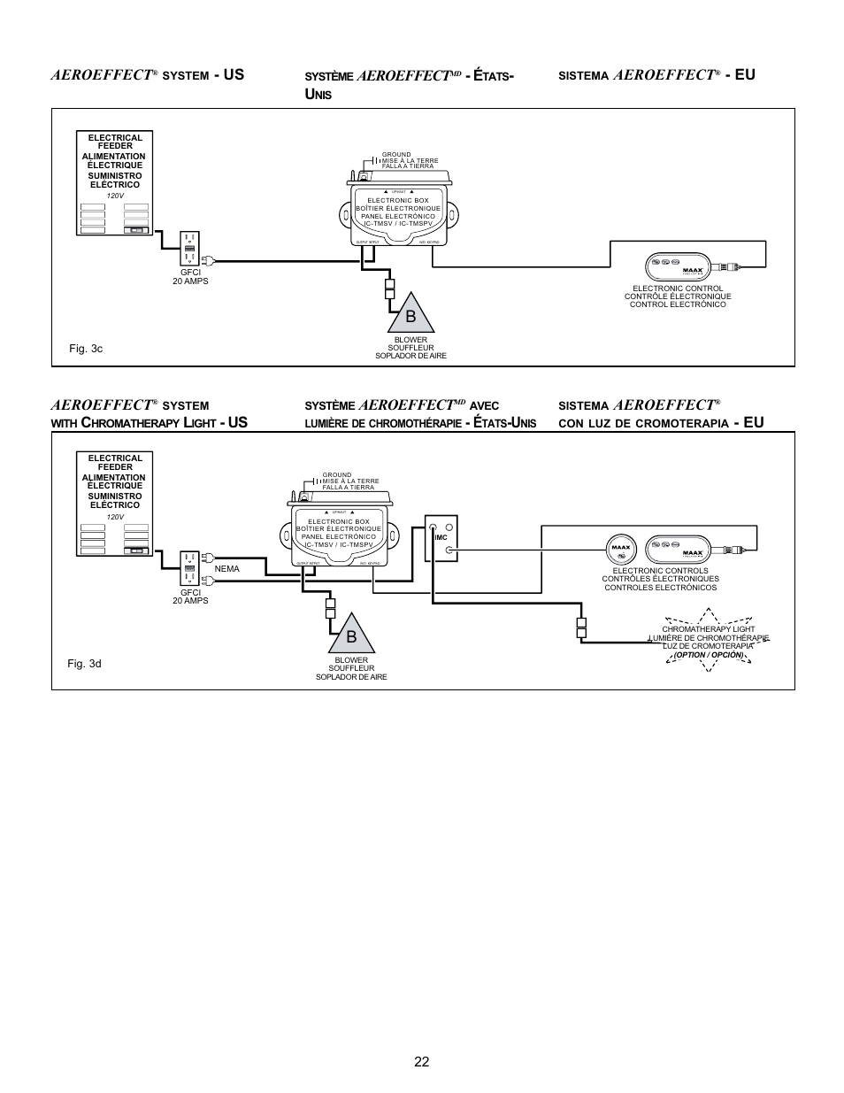 Aeroeffect, Us aeroeffect | MAAX AIGO 7236 User Manual | Page 22 / 36