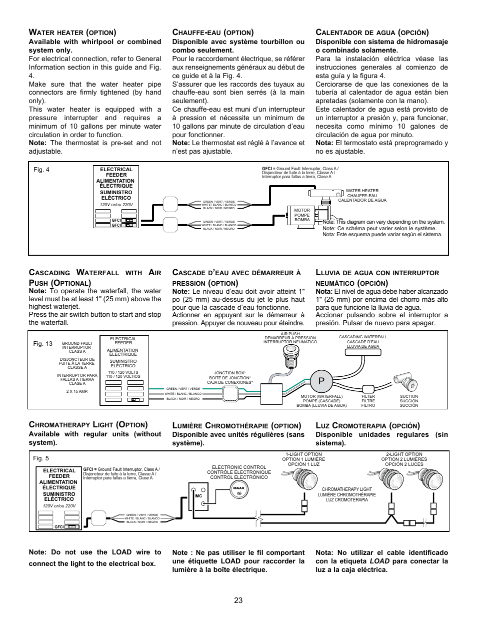 MAAX AIGO 7236 User Manual | Page 23 / 36