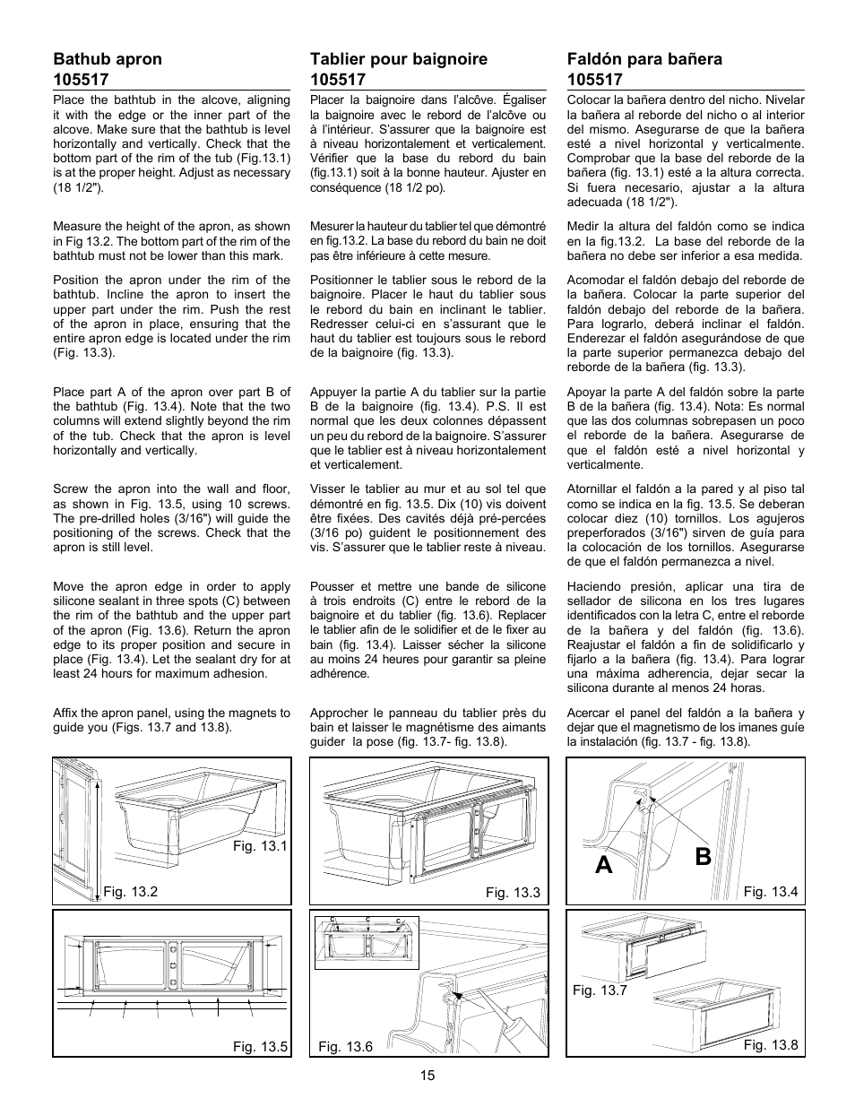 MAAX APEX 108 9 FT User Manual | Page 15 / 36