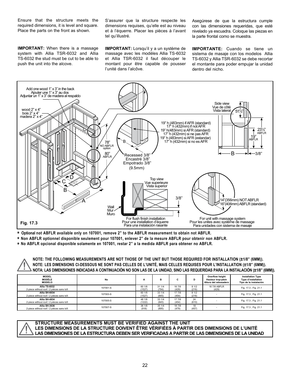 Ab c d | MAAX APEX 108 9 FT User Manual | Page 22 / 36