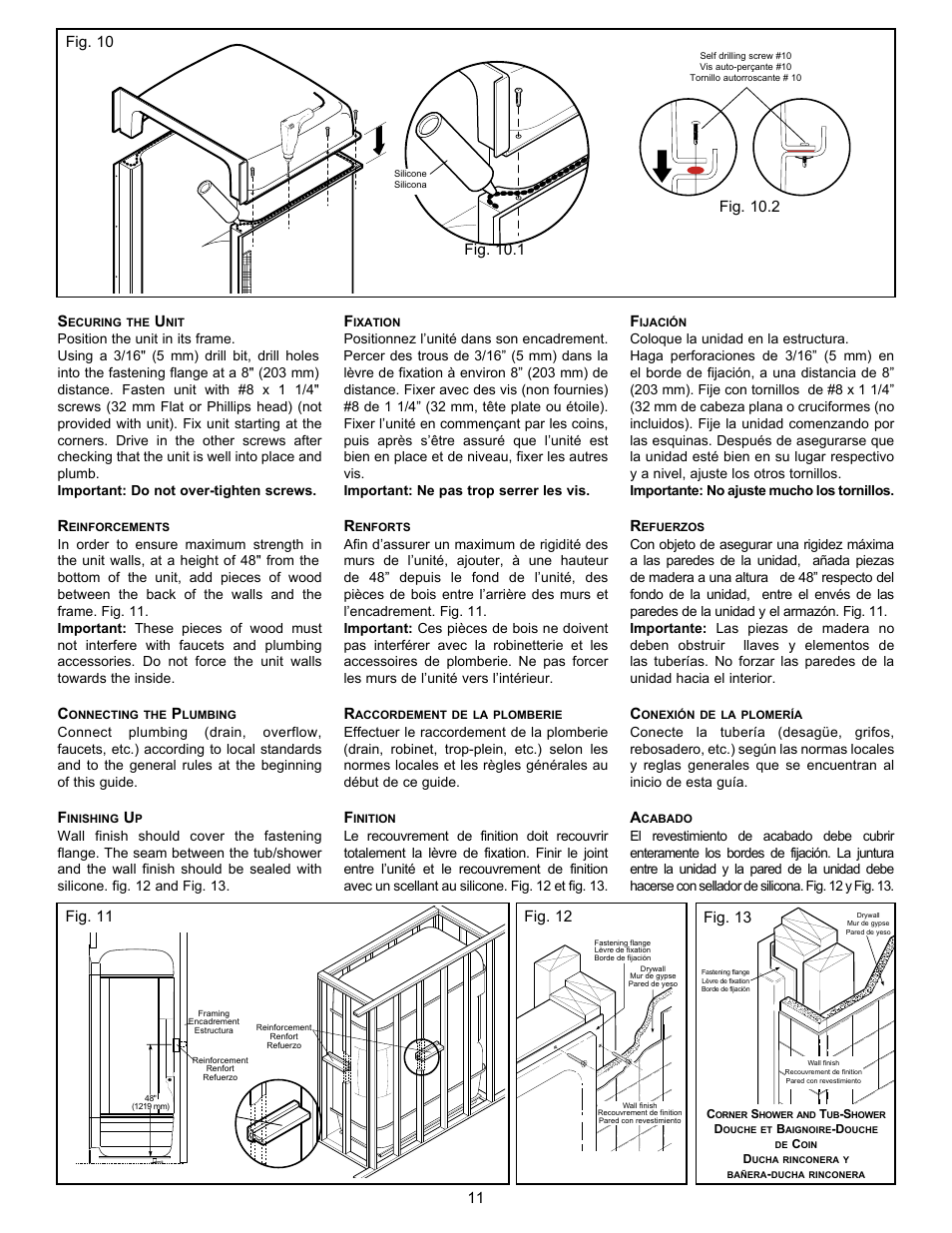 MAAX AVENUE 6030 User Manual | Page 11 / 16