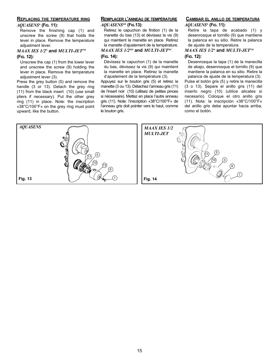 MAAX CALYPSO User Manual | Page 15 / 20