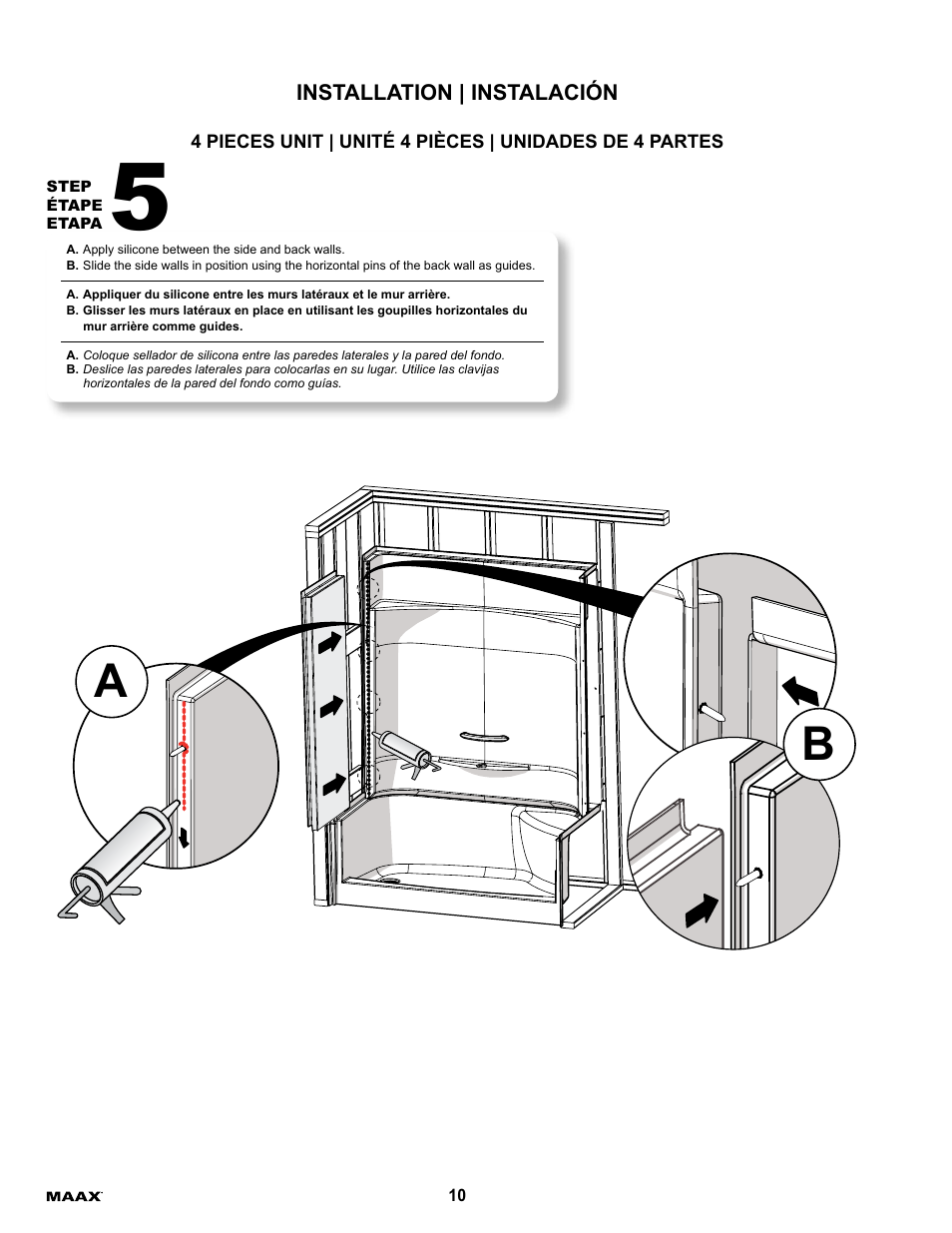 MAAX ESSENCE TO-6030 User Manual | Page 10 / 16