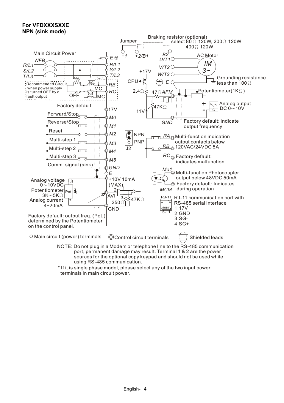 Im 3 | Delta Electronics Network Device VFD-S User Manual | Page 4 / 22