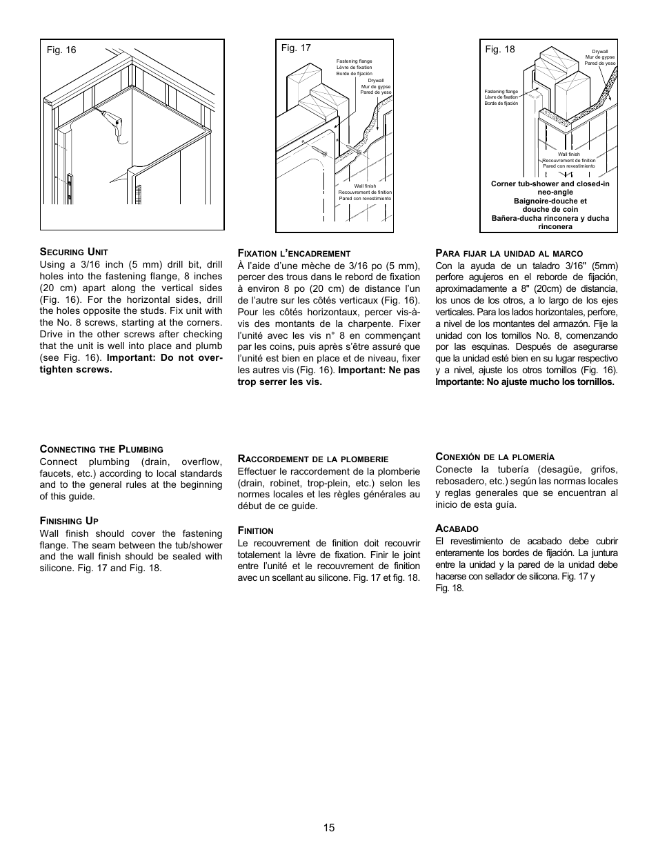 MAAX GALLERY TS-6030 User Manual | Page 15 / 20