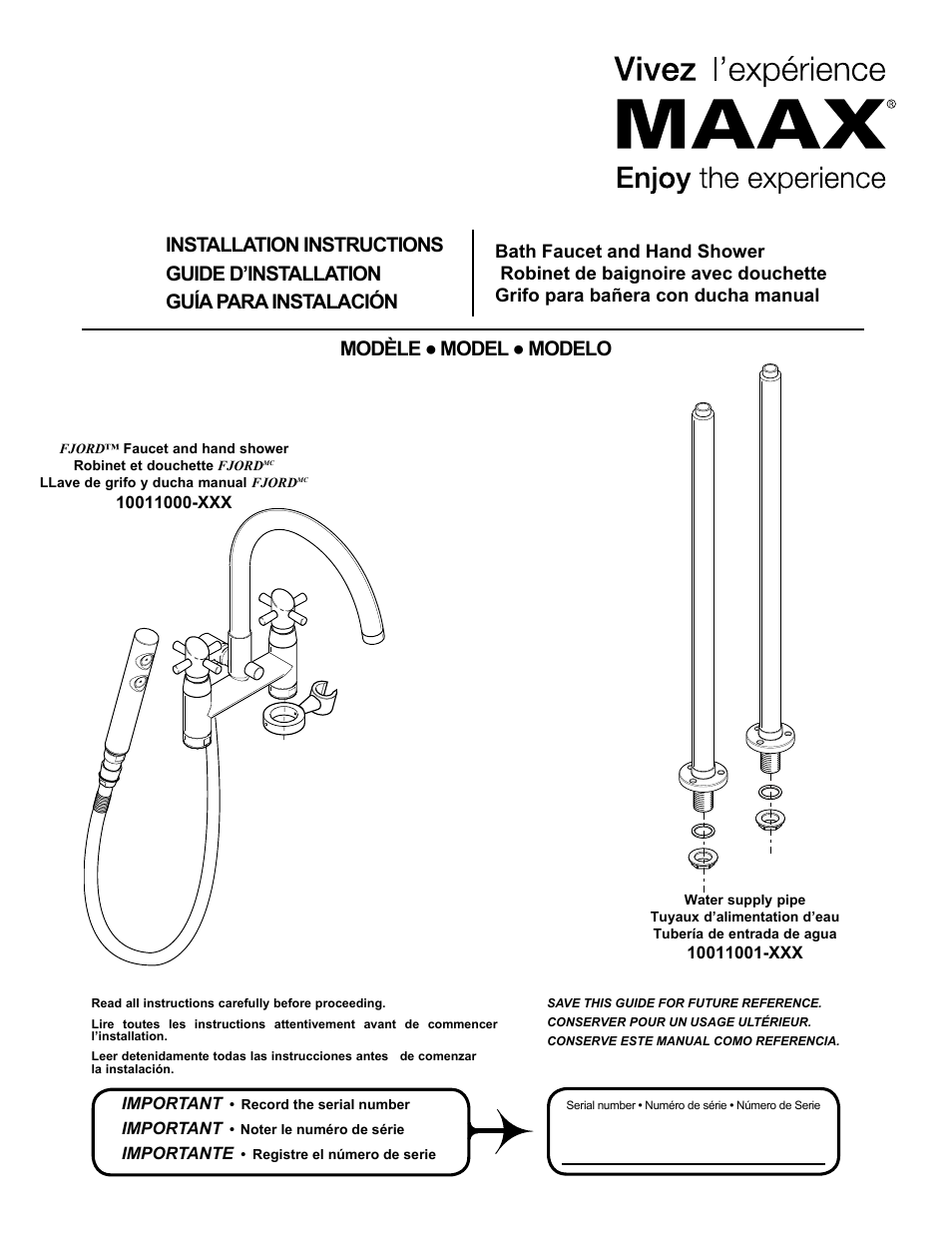 MAAX JAZZ User Manual | 12 pages