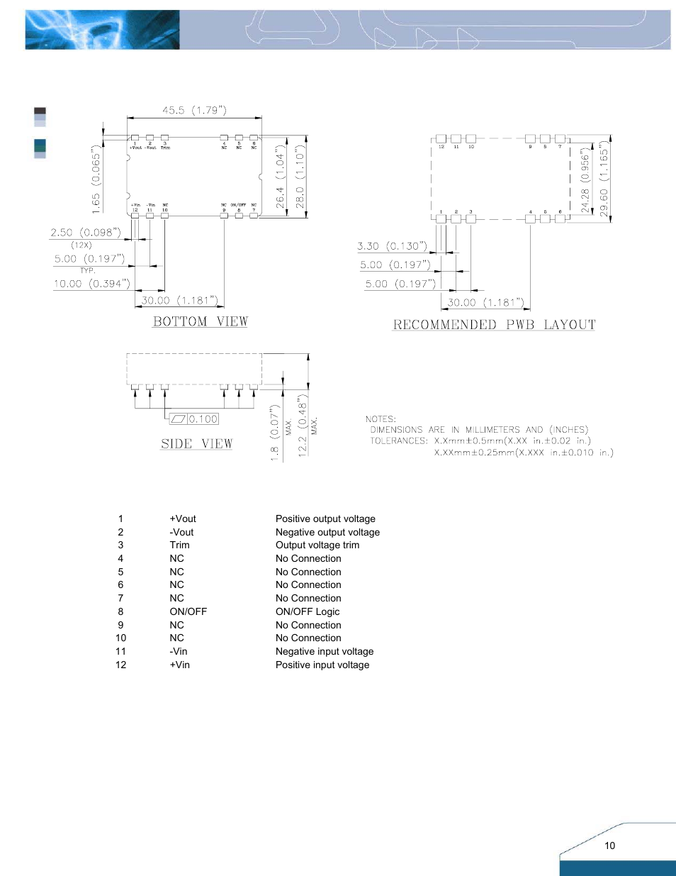 Mechanical drawing | Delta Electronics S36SS User Manual | Page 10 / 11