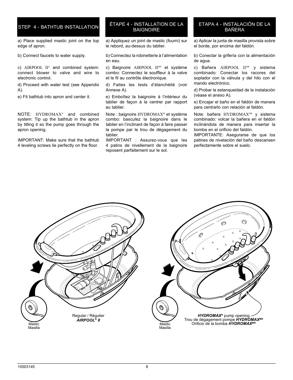 MAAX SOUVENIR WITH APRON User Manual | Page 8 / 16