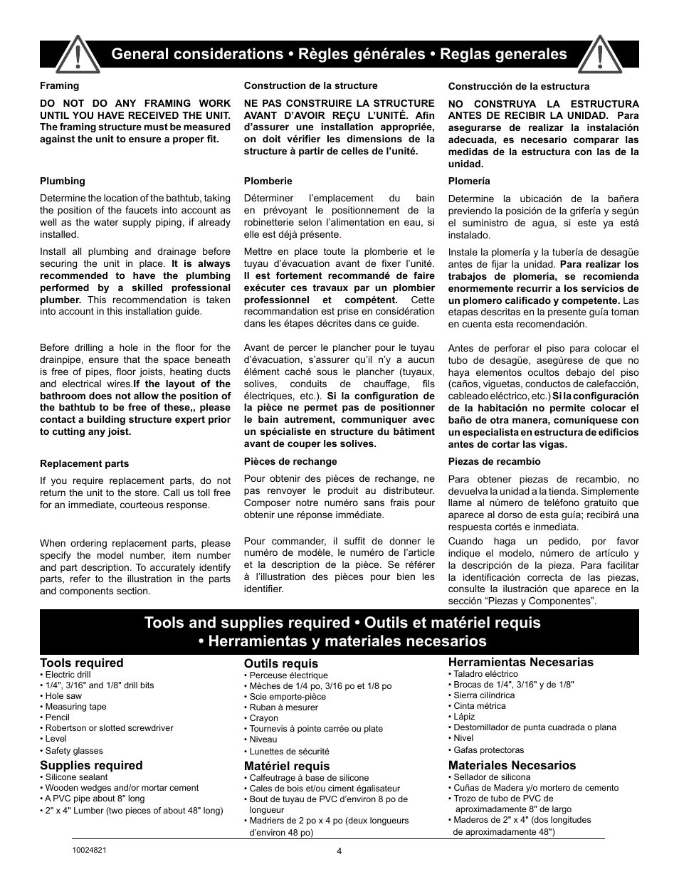 MAAX AMBROSIA 6636 F User Manual | Page 4 / 20