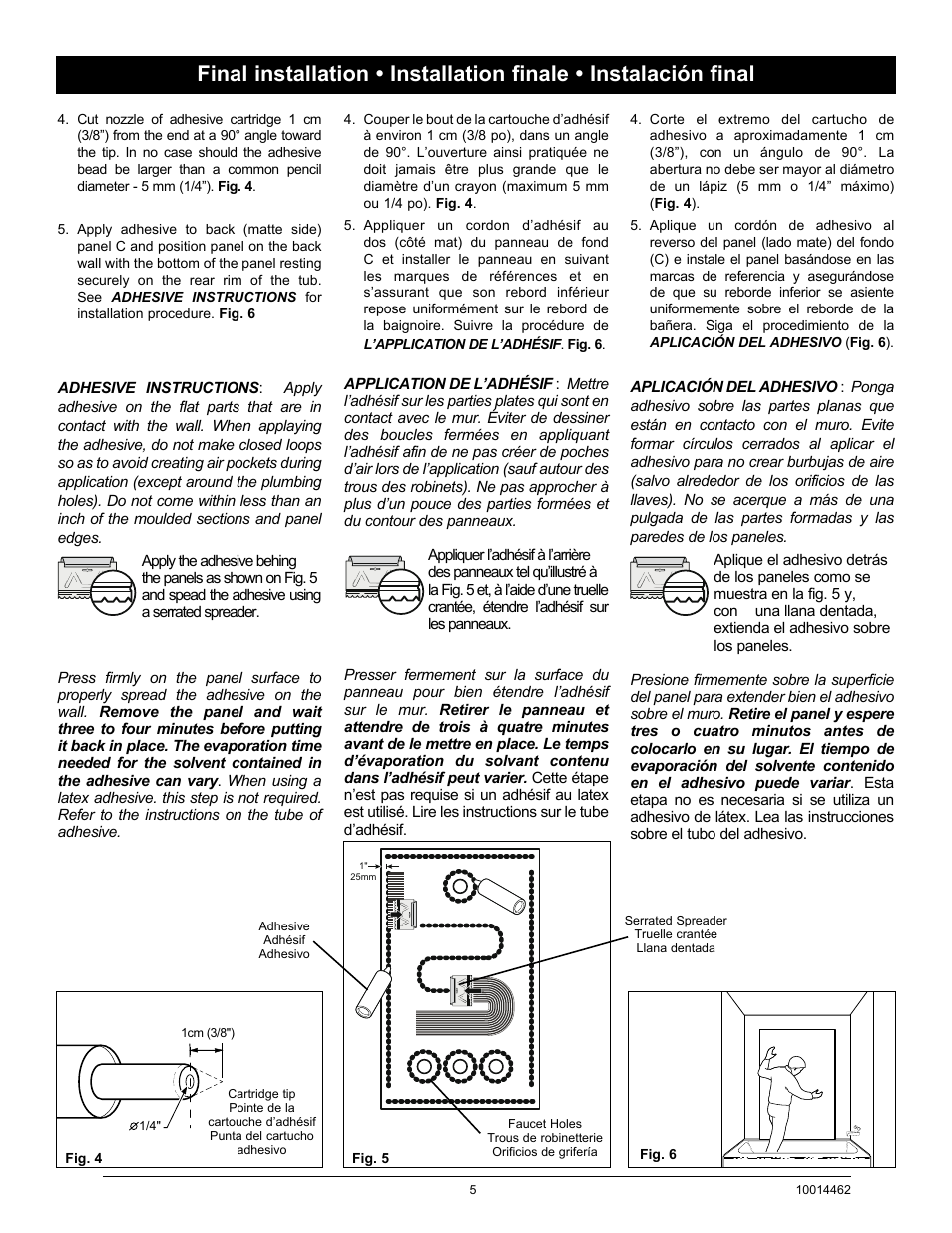 MAAX 59 PANAMA User Manual | Page 5 / 12