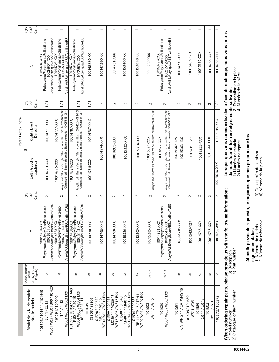 MAAX 59 PANAMA User Manual | Page 8 / 12