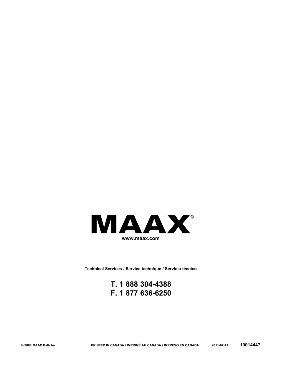 MAAX 59 SUEZ User Manual | Page 12 / 12