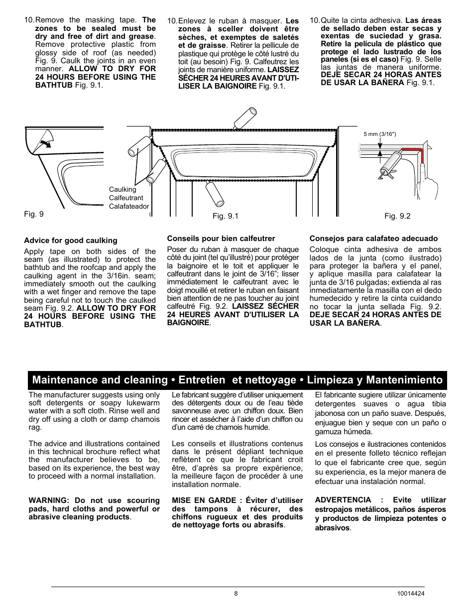 MAAX 80 ALASKA User Manual | Page 8 / 12