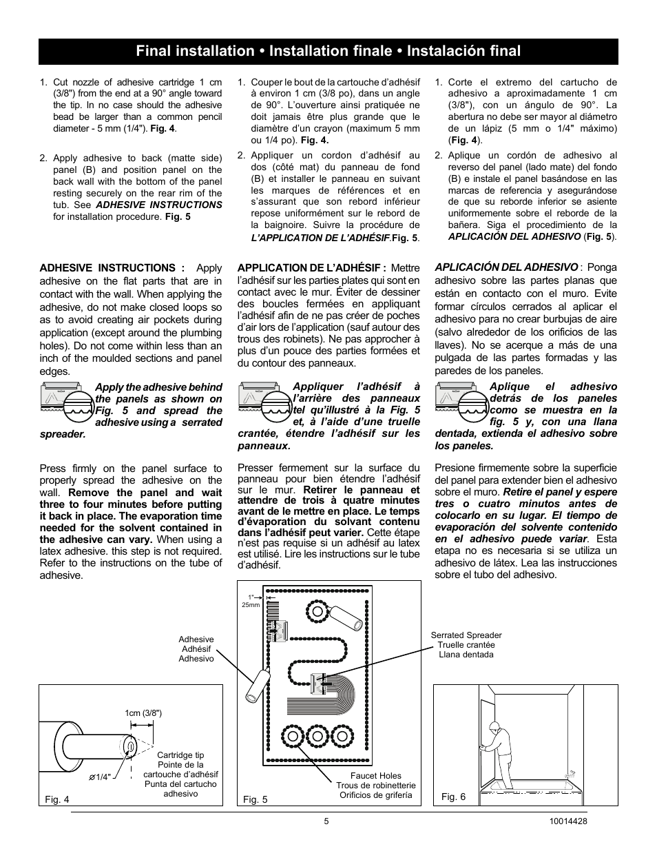 MAAX 80 PARISIENNE PLUS User Manual | Page 5 / 12