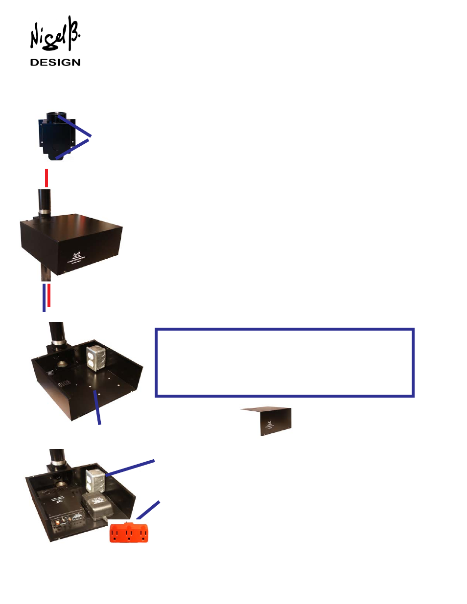 Nigel B Design NB-PLWB User Manual | 2 pages
