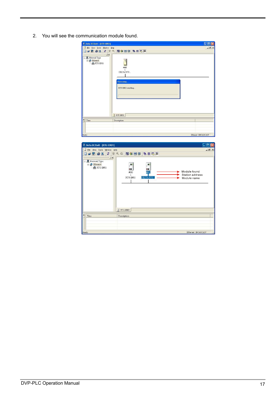 Delta Electronics Modbus TCP Remote I/O Communication Module RTU-EN01 User Manual | Page 19 / 52