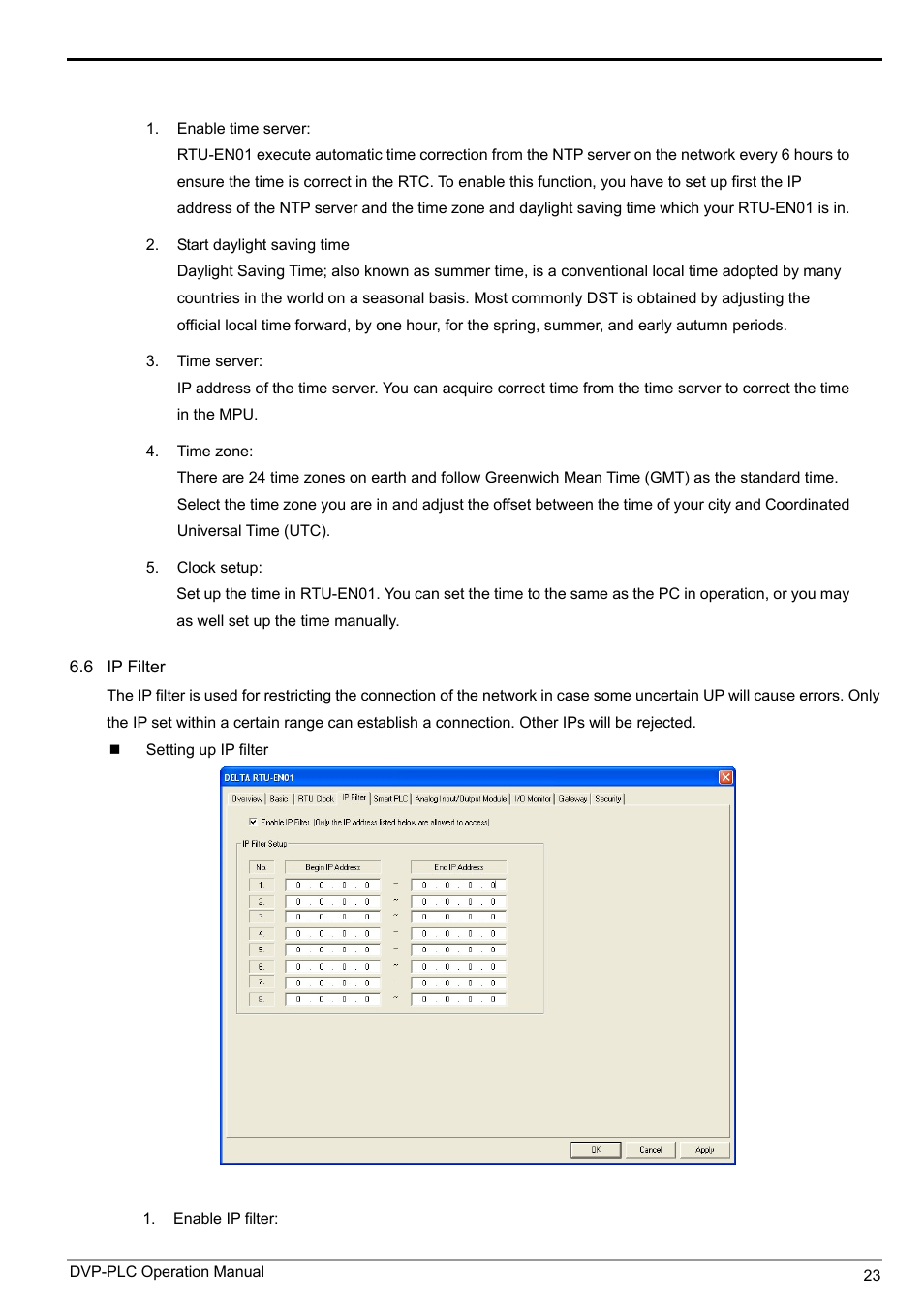 Delta Electronics Modbus TCP Remote I/O Communication Module RTU-EN01 User Manual | Page 25 / 52