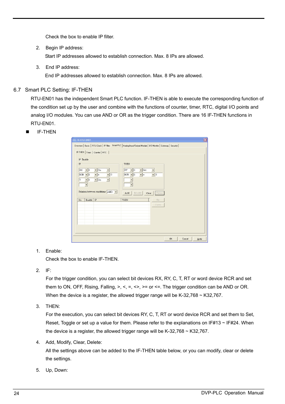 Delta Electronics Modbus TCP Remote I/O Communication Module RTU-EN01 User Manual | Page 26 / 52
