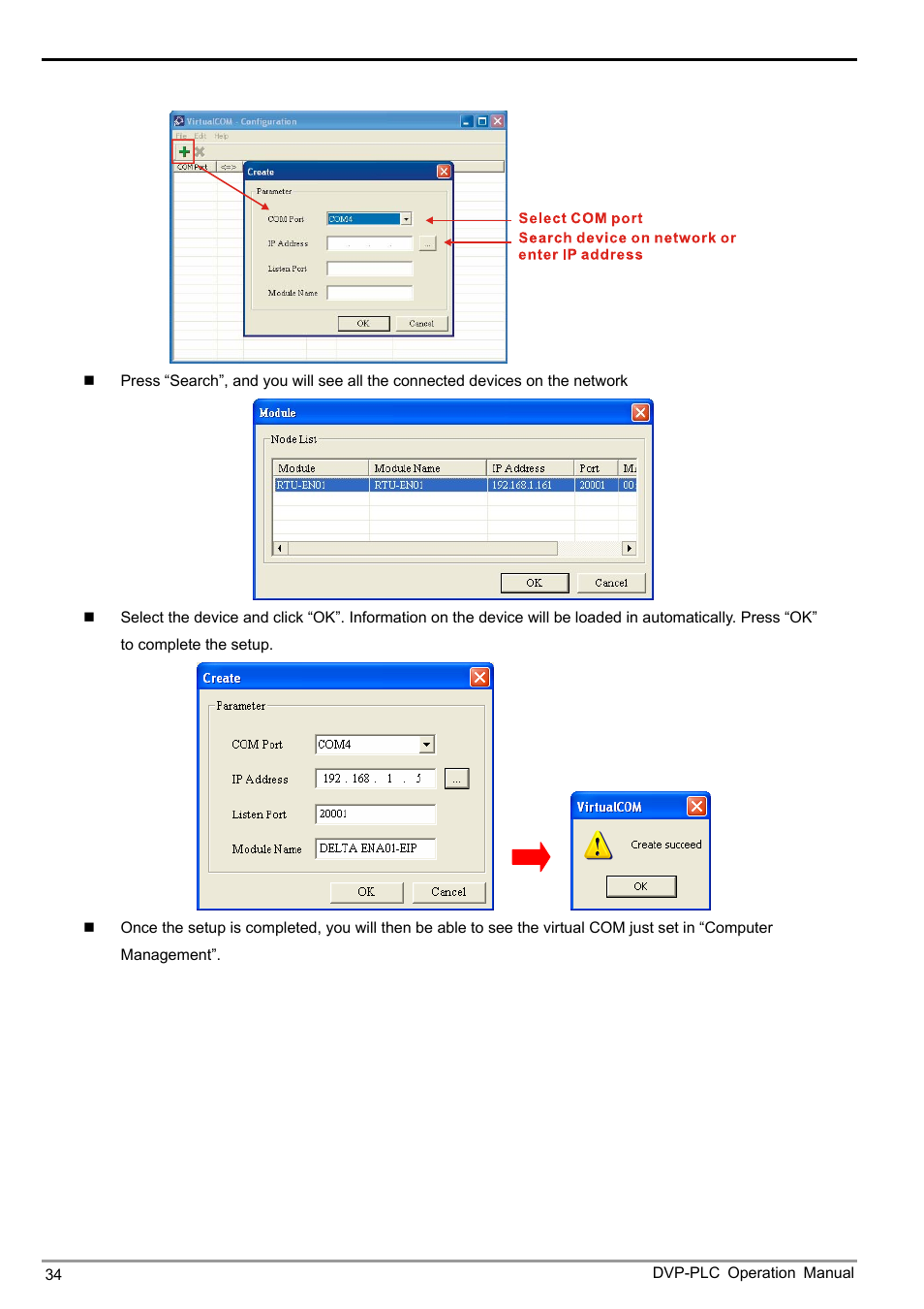 Delta Electronics Modbus TCP Remote I/O Communication Module RTU-EN01 User Manual | Page 36 / 52