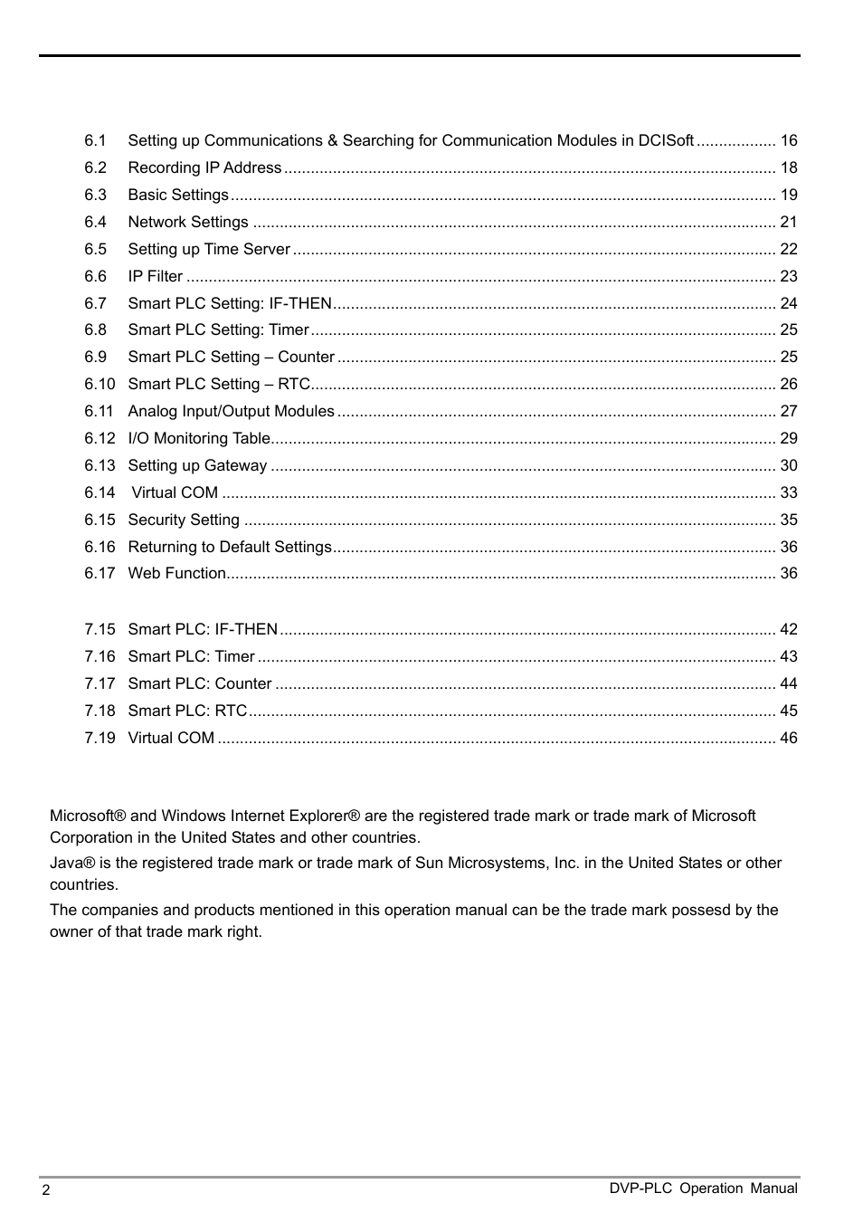 Delta Electronics Modbus TCP Remote I/O Communication Module RTU-EN01 User Manual | Page 4 / 52