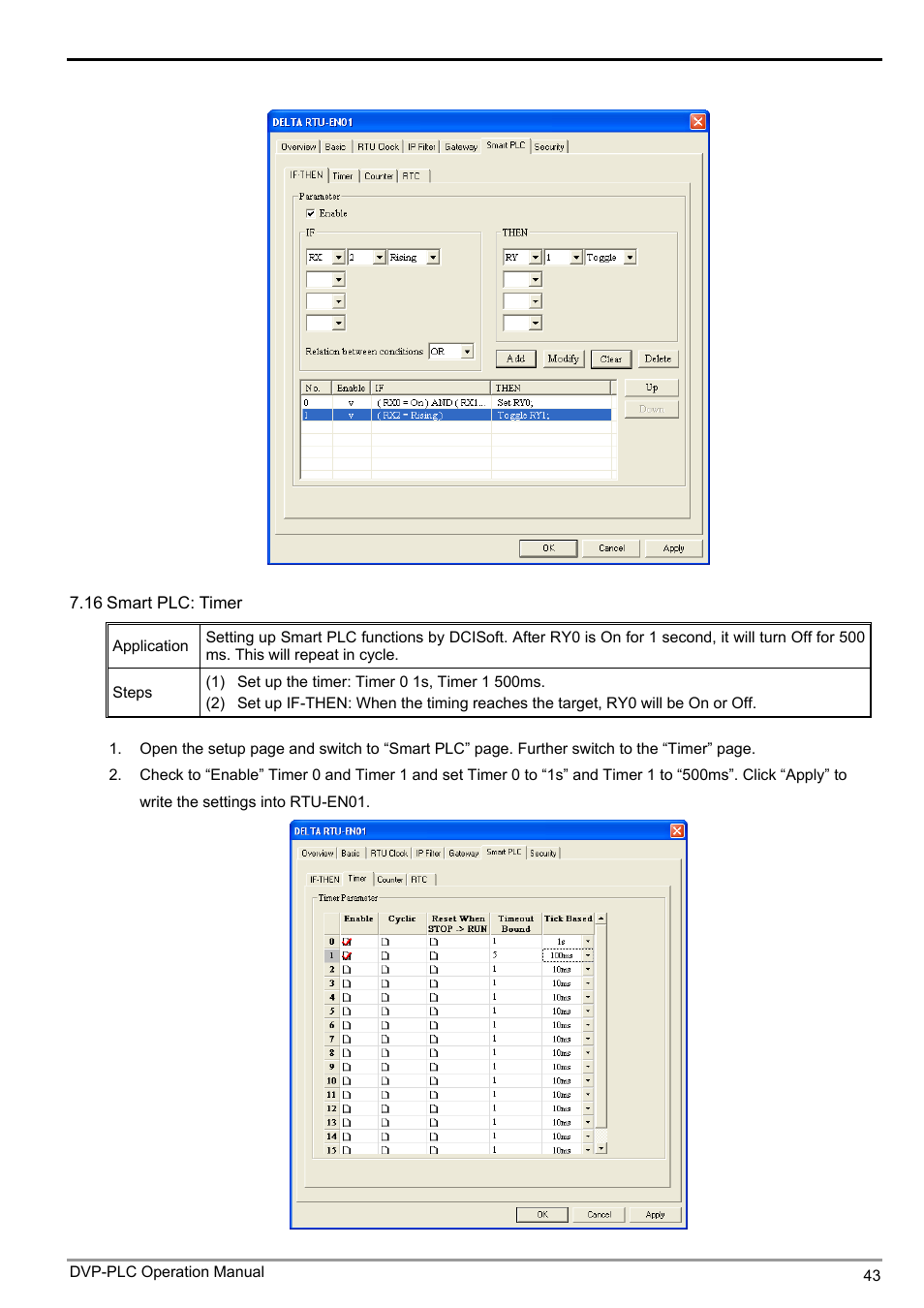 Delta Electronics Modbus TCP Remote I/O Communication Module RTU-EN01 User Manual | Page 45 / 52