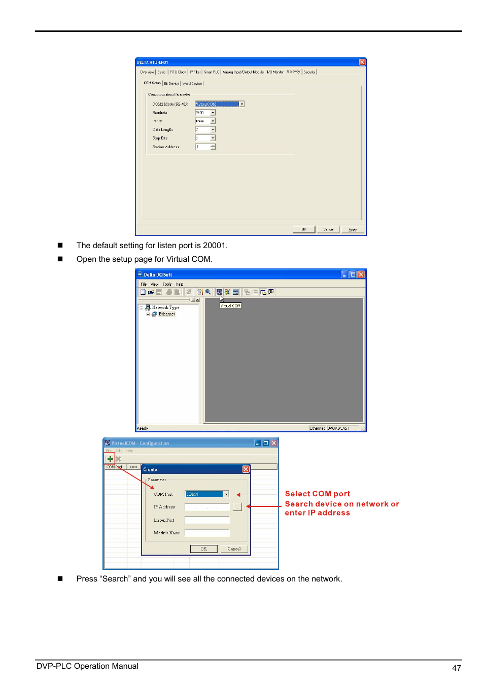 Delta Electronics Modbus TCP Remote I/O Communication Module RTU-EN01 User Manual | Page 49 / 52