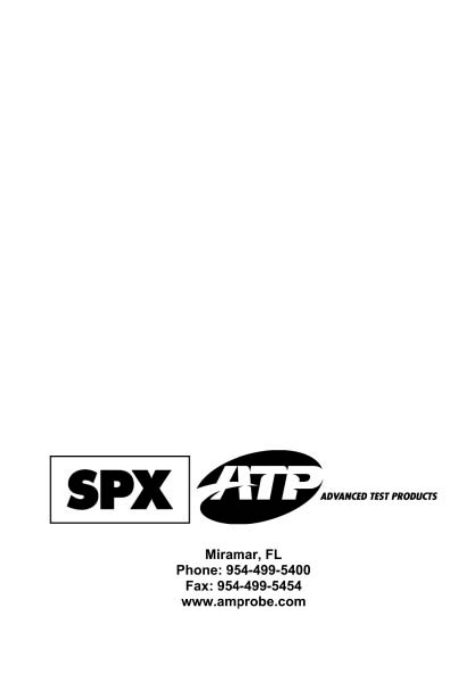 Amprobe ACF-3000-SR Current Transducer User Manual | Page 59 / 59