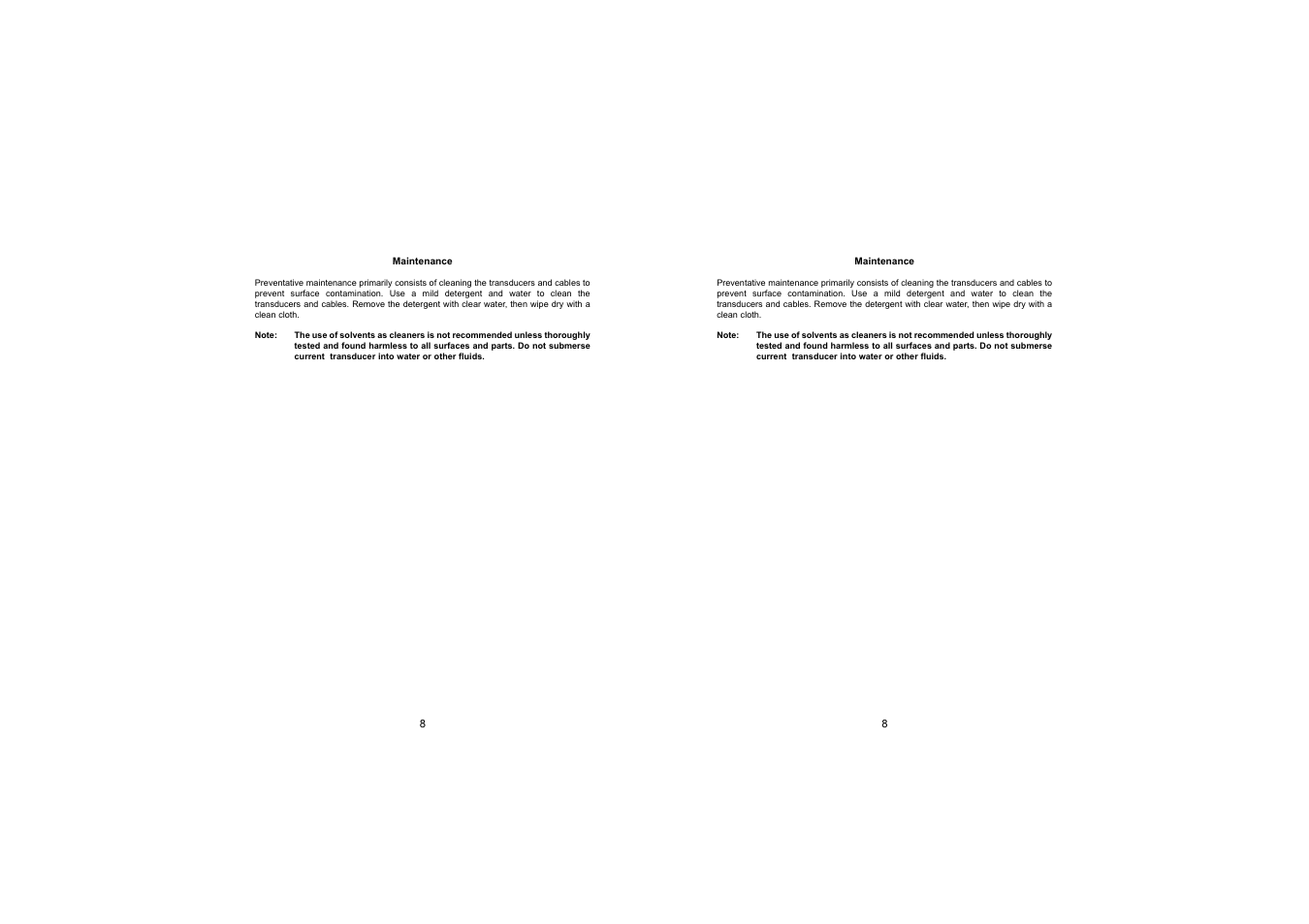 Amprobe ACF-3000-SR Current Transducer User Manual | Page 8 / 59