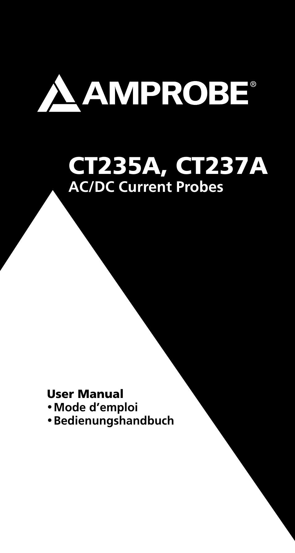 Amprobe CT235A ACDC-Current-Probes User Manual | 28 pages